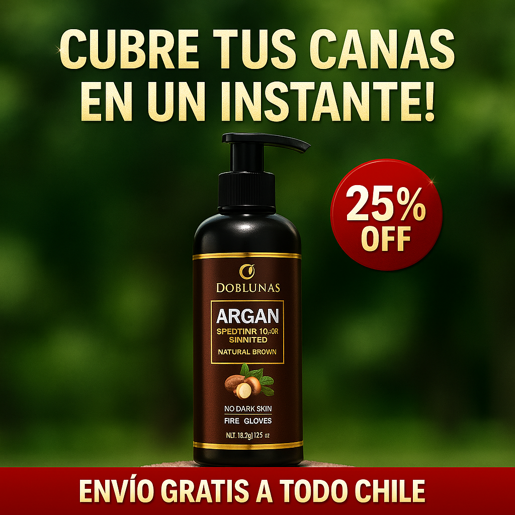 SHAMPOO ARGÁN CUBRE CANAS